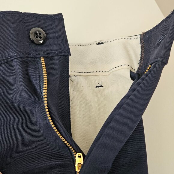 Red Kap Mens Navy Work Pants Style #PT20 Size 33W x 34L Career Construction - Picture 6 of 11